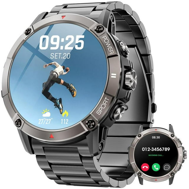 Smart Watch with Answer/Make Call, 1,52" HD Touch Screen Smart Watches