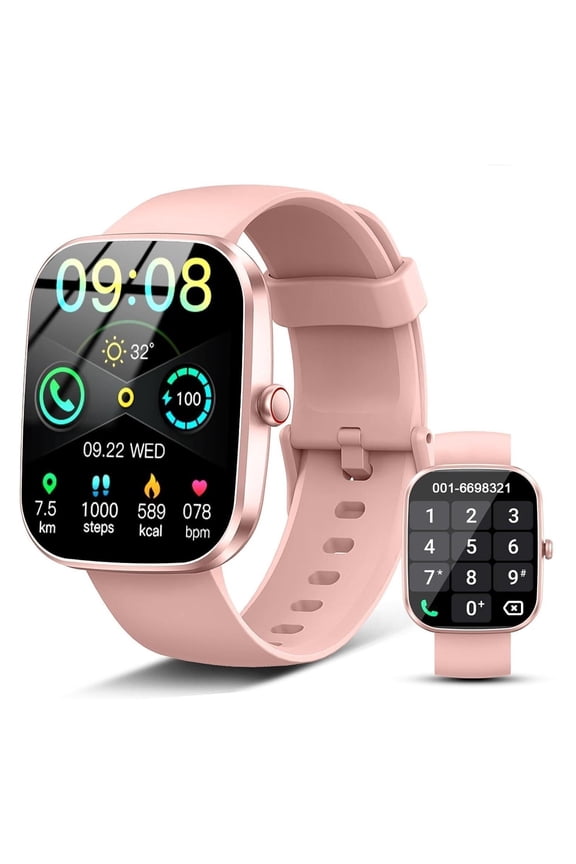 Smart Watch(Answer/Make Call), 1.91" Smartwatch for Men Women,2025 Fitness Watch with 110+ Sport Modes, Fitness Activity Tracke with Pedometer/Sleep Monitor/Heart Rate/IP68 Waterproof,for Android iOS