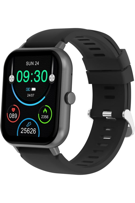 Smart Watch for BLU View 4 - with Bluetooth Call, 1.9" HD Touch Screen Fitness Tracker 50+ Sport Modes Elegant Activity Tracker for Android/iOS Phones - Black