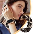 thumbnail image 1 of Smart Watch Band 22mm Compatible Elastic Hairband Strap | Stretchy Nylon Reusable Replacement Band | 155-280mm | 42/44/45mm Large | Washable Multicolor Durable Breathable, 1 of 6