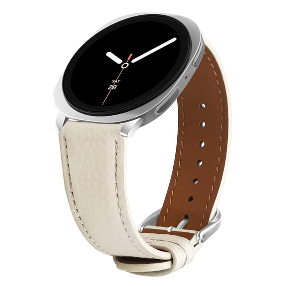 Smart Watch Band Leather Strap Compatible With Watch 8 Classic Durable Comfortable Replacement Wristband For Men Women Adjustable Fashion Accessory