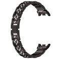 thumbnail image 1 of Smart Watch Band Metal Replacement Strap Rhinestone Stainless Steel Watch Bracelet Wristband for Fitness Tracker Daily Wear, 1 of 5
