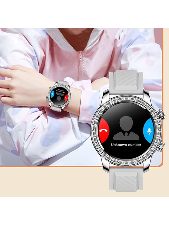 Smart Watch Bluetooth Call Smartwatch, 1.52 Inch HD Touch Screen 100+ Sports Modes Voice Assistant IP68 Waterproof Two Bands Message Alerts, Fitness Watch for Men Women Running Gym Travel Work