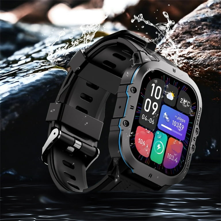 Smart Watch Bluetooth Talk Motion Meter Step Bluetooth Call Listen to Music Smartwatch Smart watch Gifts for Women Men Walmart