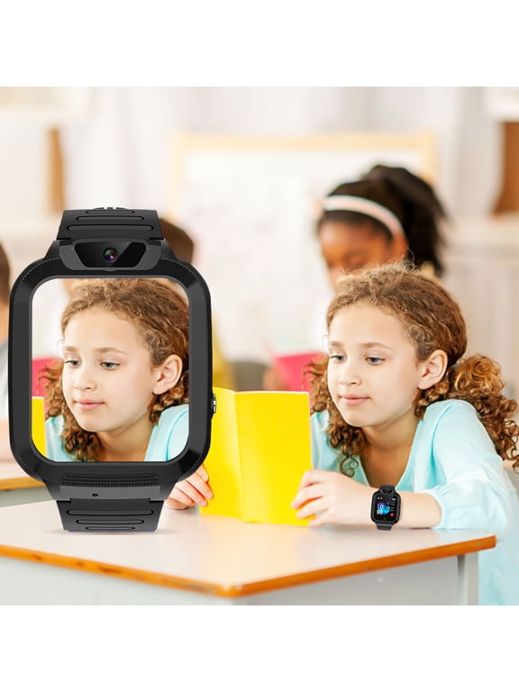 , Smart Watches for Women, Kids Smart Watch for Boys Girls Ages 3-12 with Games Video Camera Music Player Call 24 Hour Clock Flashlight Calculator HD Touchscreen(Black)