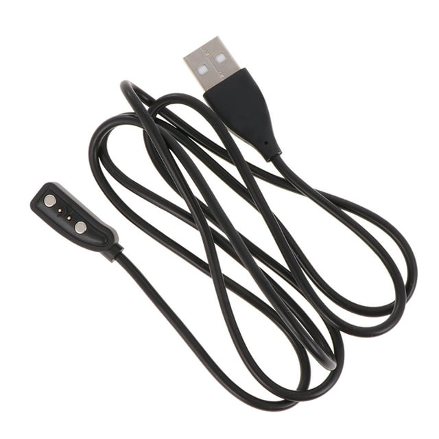 Smart Watch Charging Cable Charging Cable USB Cable Cord Compatible for Pebble 1 Black