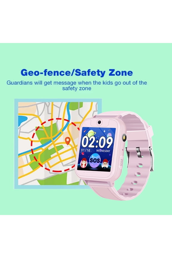 Smart Watch - Children's Smartwatch 1.54 Inch Capacitive Touch- HD High-definition Color Screen Supports Music Playback, With 5 Built-in Play And Call Positioning Watches