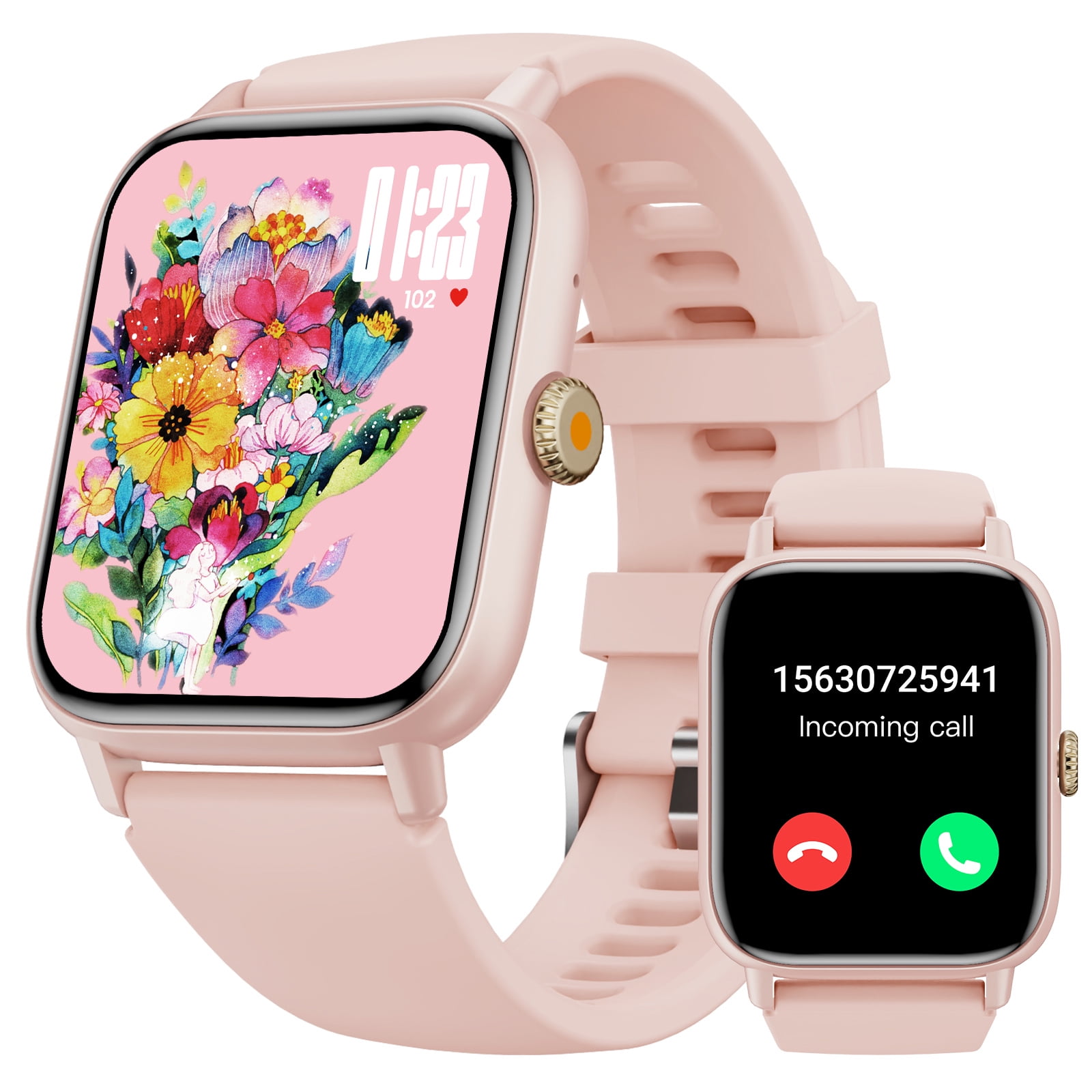 Smart Watch Compatible with iPhone Android Phones Fitness Tracker(Dial