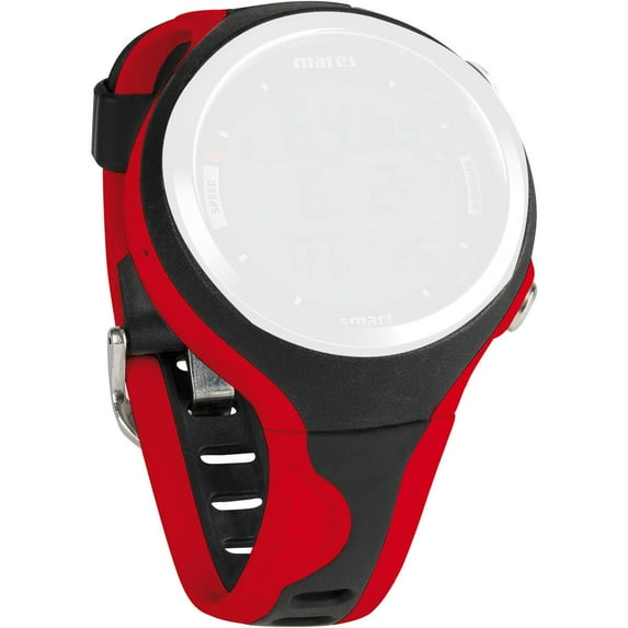 Smart Watch Dive Computer Wrist Strap (Black / Red)