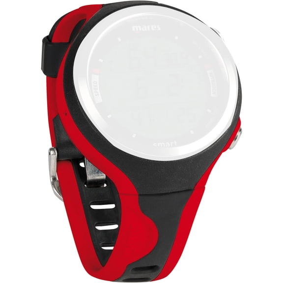 Smart Watch Dive Computer Wrist Strap (Black / Red)
