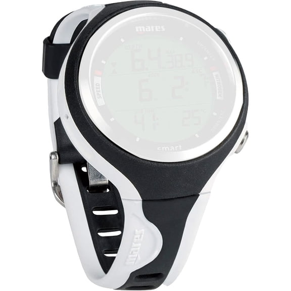 Smart Watch Dive Computer Wrist Strap (Black / White)
