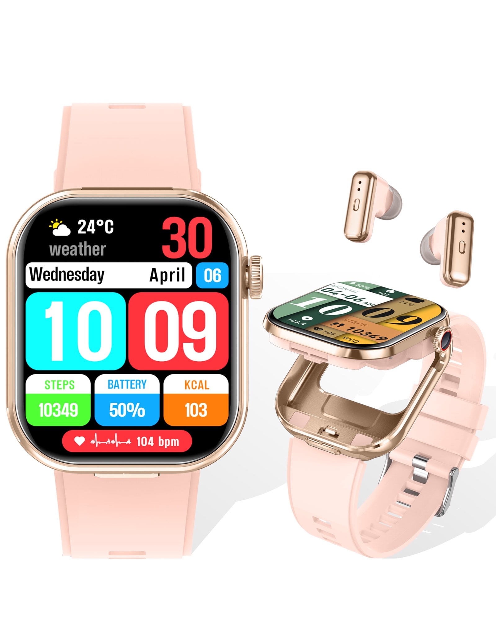 Smart Watch with Earbuds, 2.02