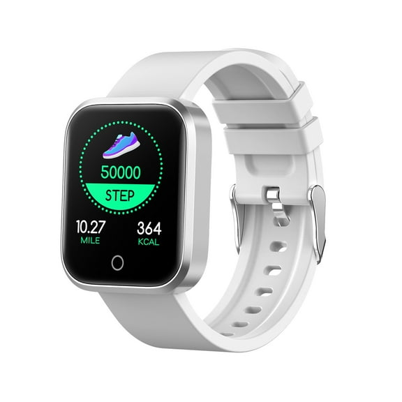 Smart Watch Fitness Tracker 1.3 Inch Screen Step Counter Weather Display Remote Camera Alarm Clock for Activity Monitoring