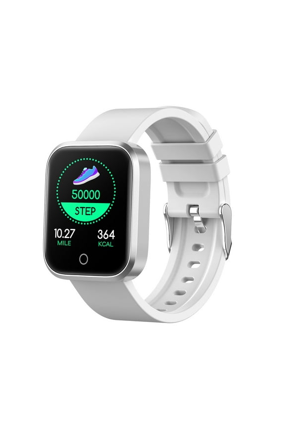 Smart Watch Fitness Tracker 1.3 Inch Screen Step Counter Weather Display Remote Camera Alarm Clock for Activity Monitoring