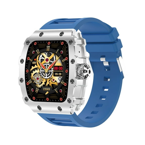 Smart Watch, Fitness Tracker, 1.5 Inch Touch Screen Smart Watch for Android iOS Swimming Waterproof Pedometer, Calorie Tracker for Women, Men,Blue