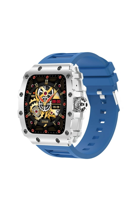 Smart Watch, Fitness Tracker, 1.5 Inch Touch Screen Smart Watch for Android iOS Swimming Waterproof Pedometer, Calorie Tracker for Women, Men,Blue