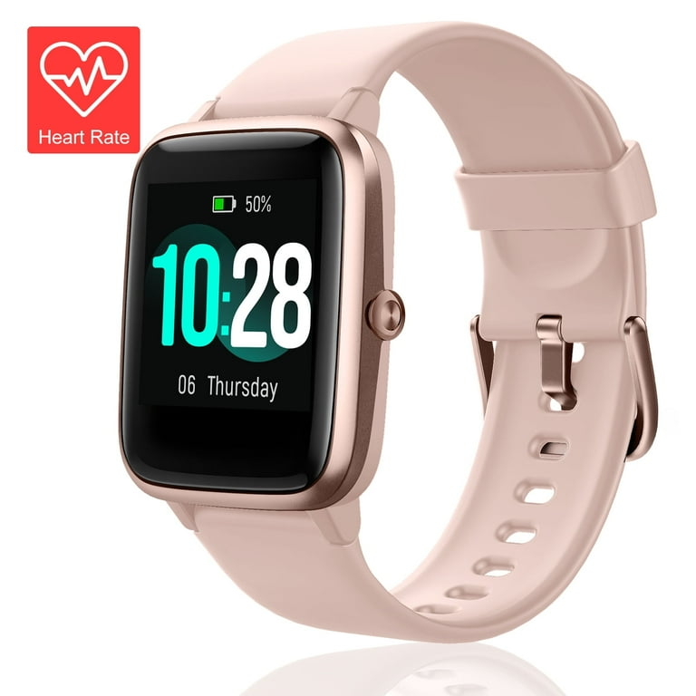 Smart Watch Fitness Tracker with Heart Rate Sleep Monitor Bluetooth Smartwatch Monitor Step Count Distance Calories Burned Waterproof Fit for Android iPhone Walmart