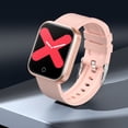 thumbnail image 1 of Smart Watch, Fitness Tracker with Heart Rate Monitor, 1.3 Inch Screen Smart Bracelet Pedometer Weather Display Sleep Monitor for Women Men, Pink, 1 of 7