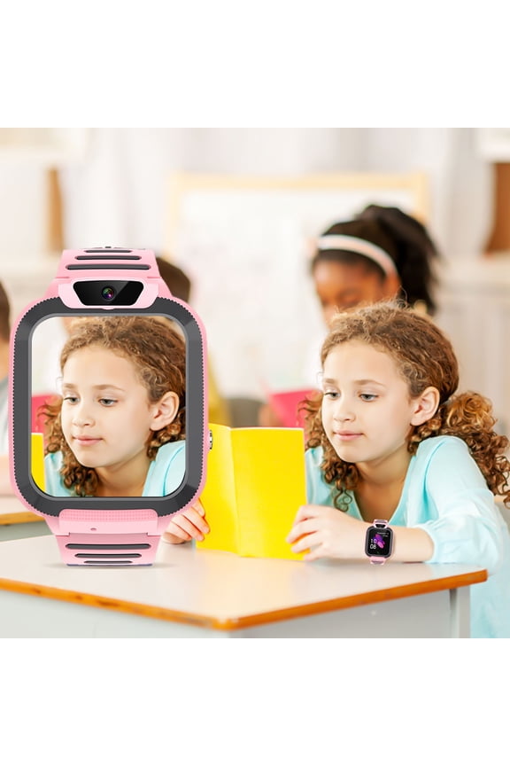 Smart Watch GPS Tracker, Waterproof Smart Tracker for Boys Girls Ages 3-12, 2-Way Calling, SOS Call, No Game Distraction, Multimedia digital watch, Birthday Gift