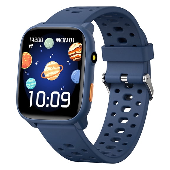 Smart Watch for Kids with 12 Puzzle Games, 1.83" Fitness Tracker Watch Heart Rate Sleep Monitor, Pedometer, Alarm Clock, Flashlight, Gift for 6-12 Year Old Boys Girls