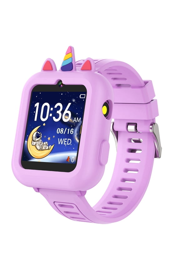 Smart Watch for Kids Girls Gift Age 3-12 with 39 Games Alarm Clock Camera Video Music Player Pedometer Flashlight 12/24 hr HD Touch Screen Kids Smart Watch Birthday Toys for 4 5 6 7 8 9 10 Year Olds