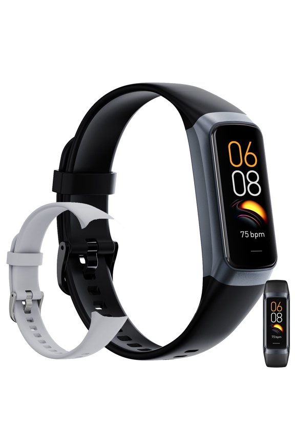 Smart Watch for Men, 1.1" HD Touchscreen, Bluetooth Calling (Answer/Make Calls), 100+ Sports Modes, 10-Day Standby, 3ATM Waterproof, Fitness Tracker Compatible with Android & iPhone (2 Strap)