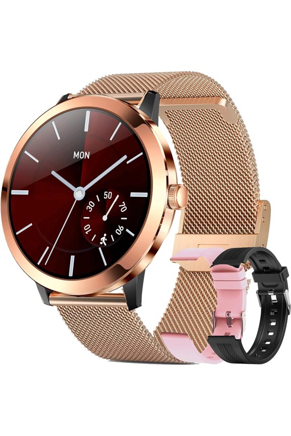 Smart Watch for Men, 1.32" HD Touchscreen, Bluetooth Calling (Answer/Make Calls), 100+ Sports Modes, 10-Day Standby, IP67 Waterproof, Fitness Tracker Compatible with Android & iPhone (3 Strap)