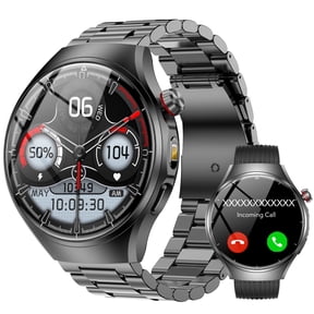Smart Watch for Men, 1.52" AMOLED Bluetooth Calling Smartwatch for Android iOS, Built-in Flashlight, 1000mAh Long Battery Fitness Tracker, 120+ Sports, IP68 Water Resistant