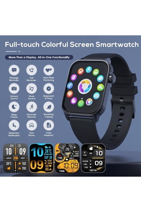 Smart Watch for Men, 120 Sports Modes Smartwatch with 1.83" HD, Alexa Built-in, Heart Rate/Sleep Monitor, IP67 Waterproof, Bluetooth Call & Music Control Fitness Watch for iPhone/Android (Jet Black)