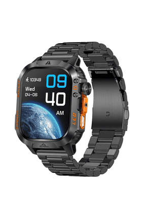 Smart Watch for Men, 1200mAh Battery with LED Flashlight , 2.01" HD Fitness Tracker, 100+ Sports Modes, IP68 Waterproof Smartwatch for Android and iPhone