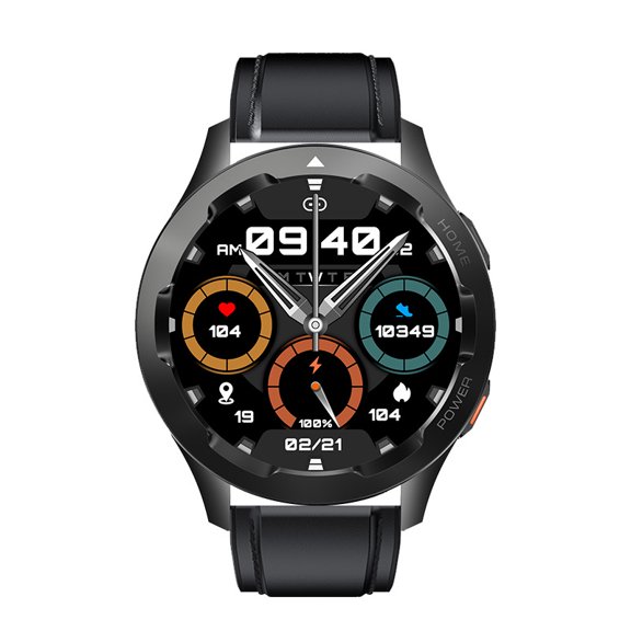 Smart Watch Men Sports Smartwatch NFC Access Control Calls Bluetooth Temperature Heart Rate Detection-BALCK