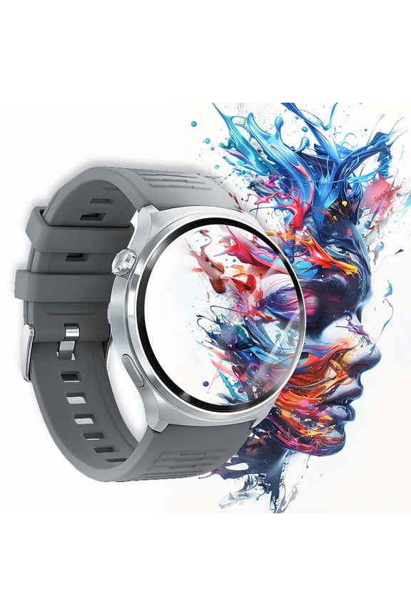 Smart Watch for Men: Wireless Calling, Music Playback, Step Counter, Activity Tracker, Digital Display, Zinc Alloy Case, USB Charging, Rechargeable Battery