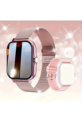 Smart Watch for Men Women, 1.8'' Full Touch Screen, Wireless Charging, Bluetooth Calls, 100+ Sport Modes, Heart Rate/Sleep Monitor, Music Control, IP68 Waterproof, Compatible with iPhone Android