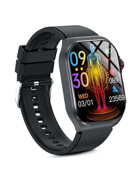 New AI Smart Watch for Men Women, 1.78" HD Bluetooth Calling Fitness Tracker with Sleep Trend, Step Counter, Activity Tracking, for iOS/Android