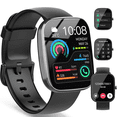 thumbnail image 1 of Smart Watch for Men Women, 1.91" HD Smartwatch Fits for Android and IPhone, Fitness Tracker with Bluetooth Answer/Make Calls/120+Sports Modes/IP68 Waterproof/Sleep/Pedometer, Perfect Gift, 1 of 8