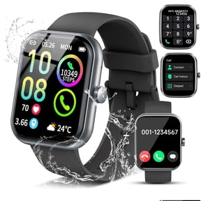 Smart Watch for Men Women, 1.96" Fitness Activity Tracker with 110+ Sport Modes, IP68 Waterproof Smartwatch(Answer/Make Call) for Android iOS Phone, Perfect Gift for Holidays