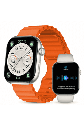 Smart Watch for Women Men, AI Smartwatch with ChatGPT Bluetooth Calling, 2.01" Touchscreen, Fitness Tracker with 100+ Sports Modes, IP68 Waterproof, Compatible with iPhone & Android, Include 2 Straps