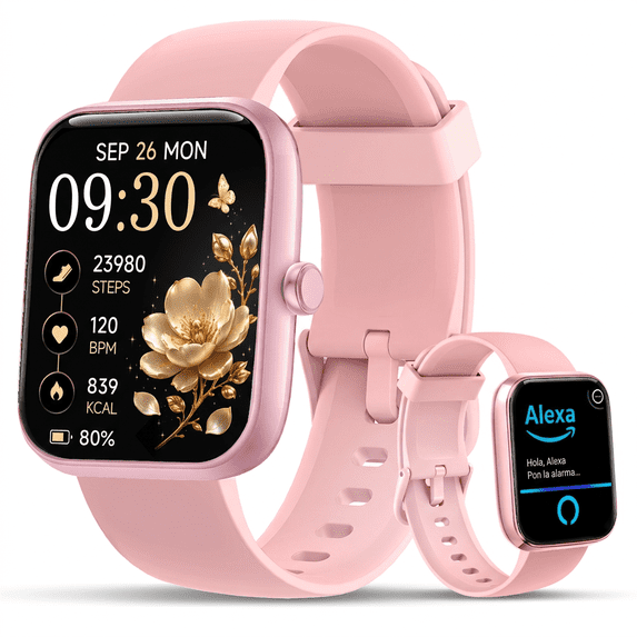 Smart Watch for Men Women with Alexa Built-in, 1.83