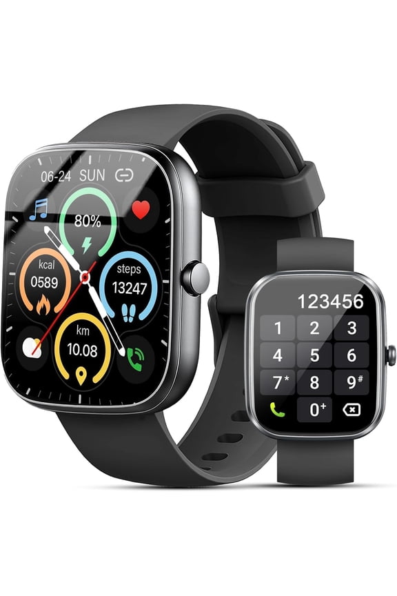 Smart Watch for Men Women (Answer/Make Call), 2025 New 1.91" HD SmartWatch, Fitness with 120+ Sport Modes, IP68 Waterproof, Pedometer, Heart Rate/Sleep Monitor, Activity Tracker Android iOS