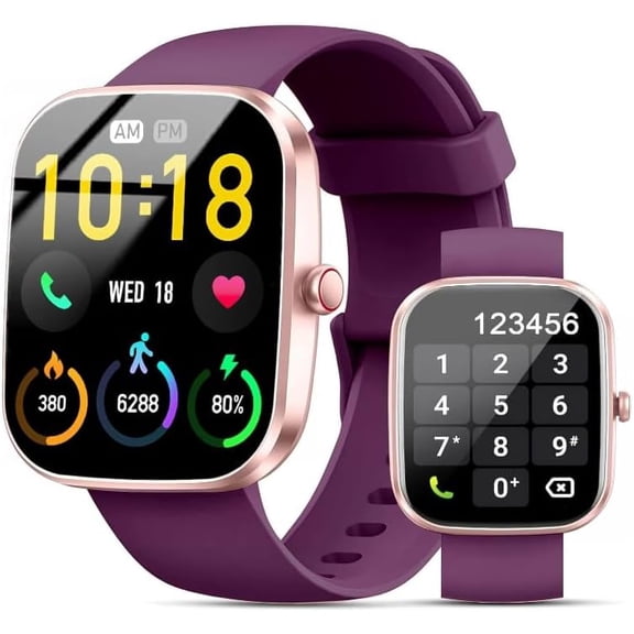 Smart Watch for Men Women (Answer/Make Call), 2025 New 1.91" HD SmartWatch, Fitness Watch with 120+ Sport Modes, IP68 Waterproof, Heart Rate/Sleep Monitor, Pedometer, Activity Tracker for Android iOS