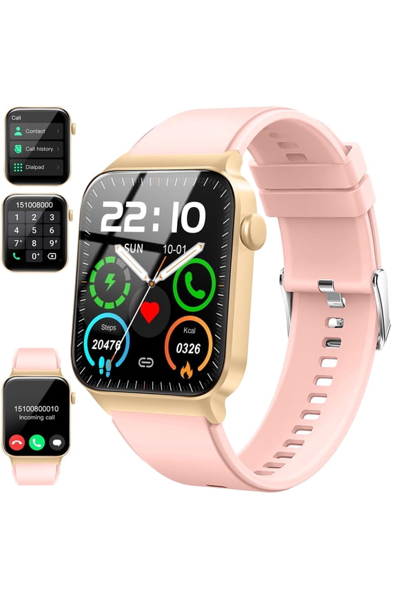 Smart Watch for Men Women Bluetooth Call, 1.85" HD Touch Screen Fitness Watch with Sleep Monitor, 112+ Sports Modes, IP68 Waterproof Activity Trackers for Android iOS