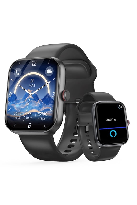 Smart Watch for Men Women, 1.91" Touch Screen Smartwatch for Android iPhone, Alexa Built-in, Fitness Tracker with Bluetooth Call, 100+ Sports Modes, IP68 Waterproof, Sleep Monitor
