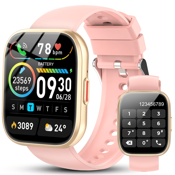Smart Watch for Men Women Bluetooth Call, 1.85" HD Touch Screen Fitness Watch with Sleep Monitor, 112+ Sports Modes, IP68 Waterproof Activity Trackers for Android iOS