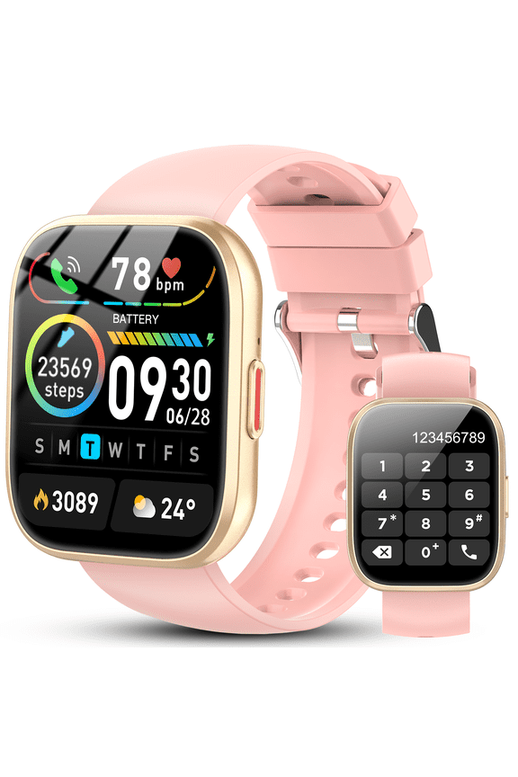 Smart Watch for Men Women Bluetooth Call, 1.85" HD Touch Screen Fitness Watch with Sleep Monitor, 112+ Sports Modes, IP68 Waterproof Activity Trackers for Android iOS