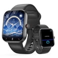 thumbnail image 1 of Smart Watch for Men Women, 1.91" Touch Screen Smartwatch for Android iPhone, Alexa Built-in, Fitness Tracker with Bluetooth Call, 100+ Sports Modes, IP68 Waterproof, Sleep Monitor, 1 of 7