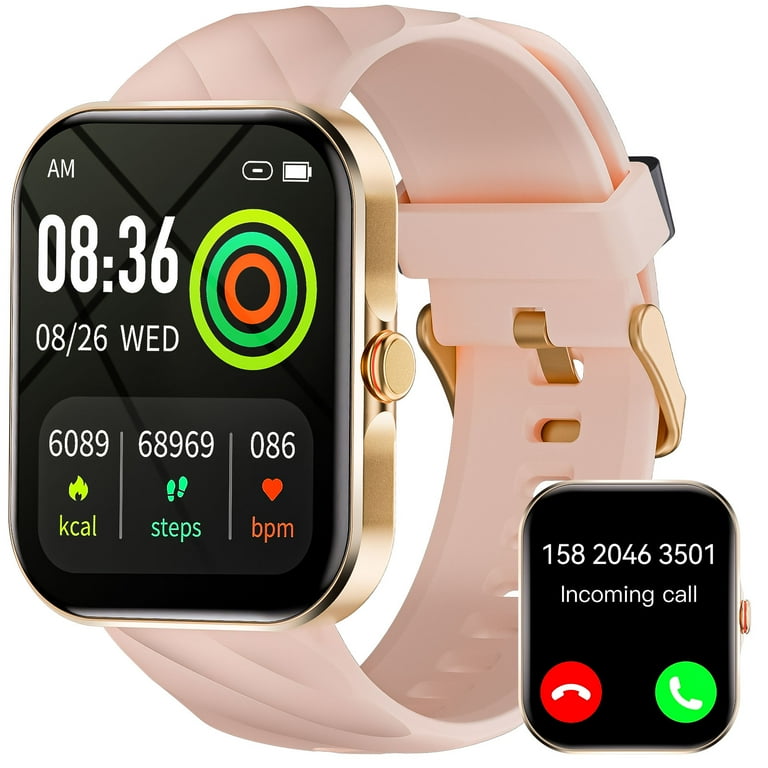 Smart Watch for Men Women with Bluetooth Call 1.91 DIY Watch Faces Fitness Trackers Smart Notification Weather Music 110 Sport Modes Smartwatch