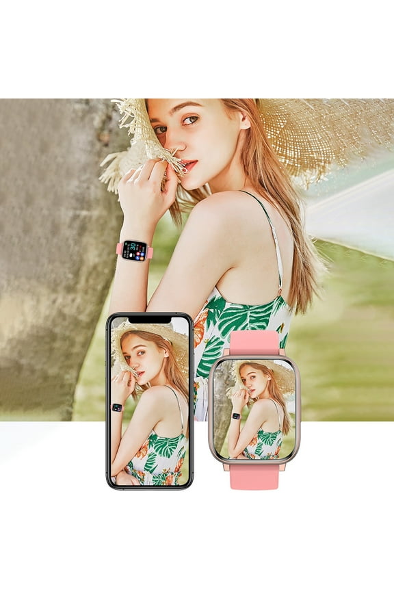 Smart Watch,Multiple Motion Modes,Remote Control Photography,Full Screen Fitness Watch for Android & Ios for Men Women Feature: Gifts for Teen Girls