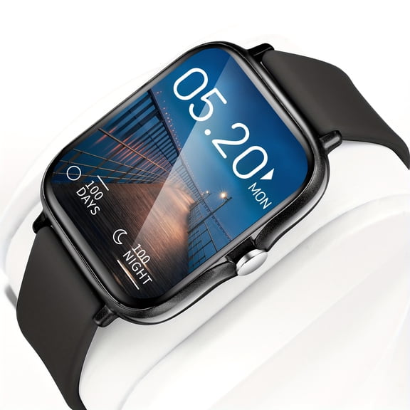 Smart Watch, Multiple Sports Modes, Wireless Calling, Weather Updates, Remote Camera Control, Music Control, Compatible with IOS and Android, New 1.83-Inch Large Screen Smart Watch