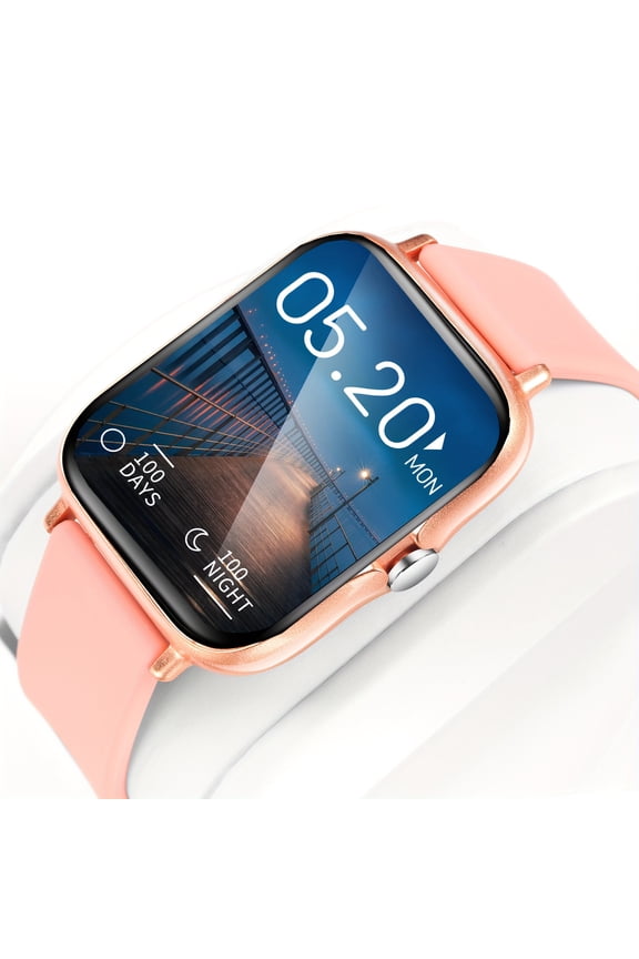 Smart Watch, Multiple Sports Modes, Wireless Calling, Weather Updates, Remote Camera Control, Music Control, Compatible with IOS and Android, New 1.83-Inch Large Screen Smart Watch