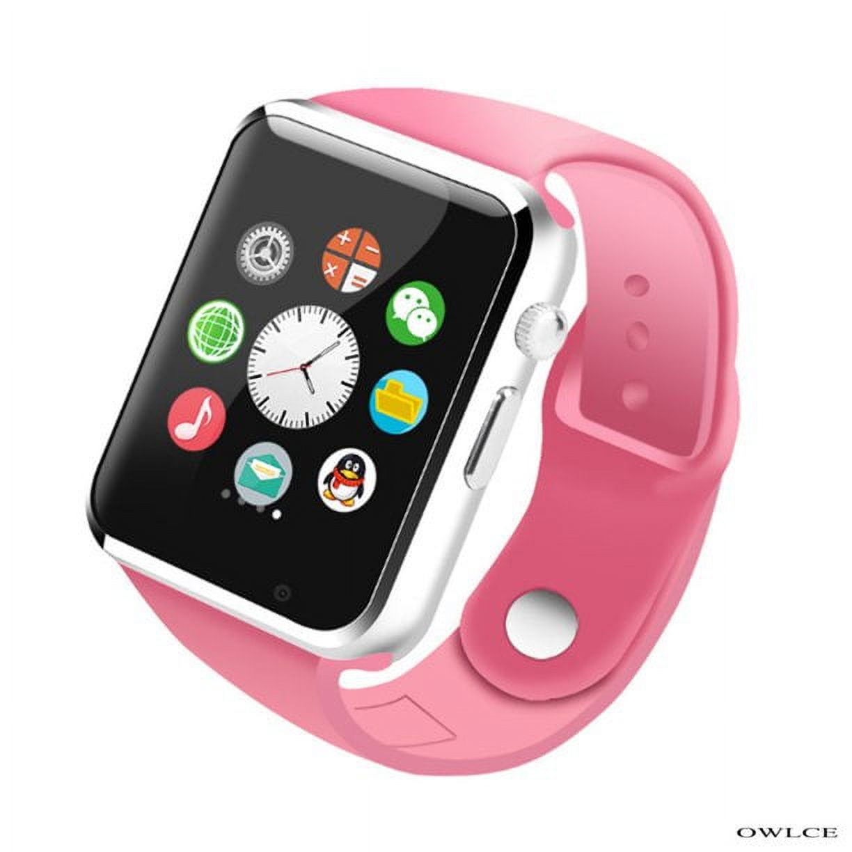 Smart Watch Pink Wireless Bluetooth Watches A1 Wrist Watches Phone Mate for  Android Samsung iPhone HTC LG for women man 